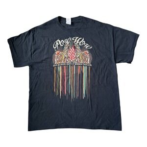 Vintage San Manuel Pow Wow T-Shirt XL Native American Graphic Tee Gildan Blk USA